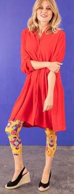 Anatopik: Colors Of My Genie Lamp Cropped Legging Anatopik: Colors Of My Genie Lamp Cropped Legging