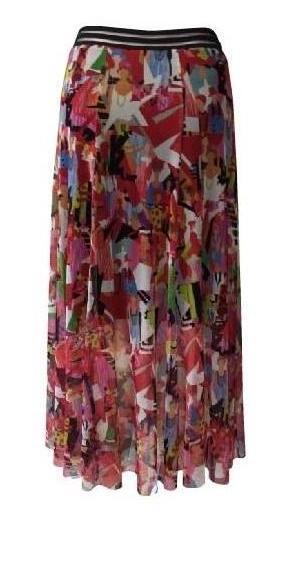 Maloka: On The Runway Abstract Art Maxi Skirt