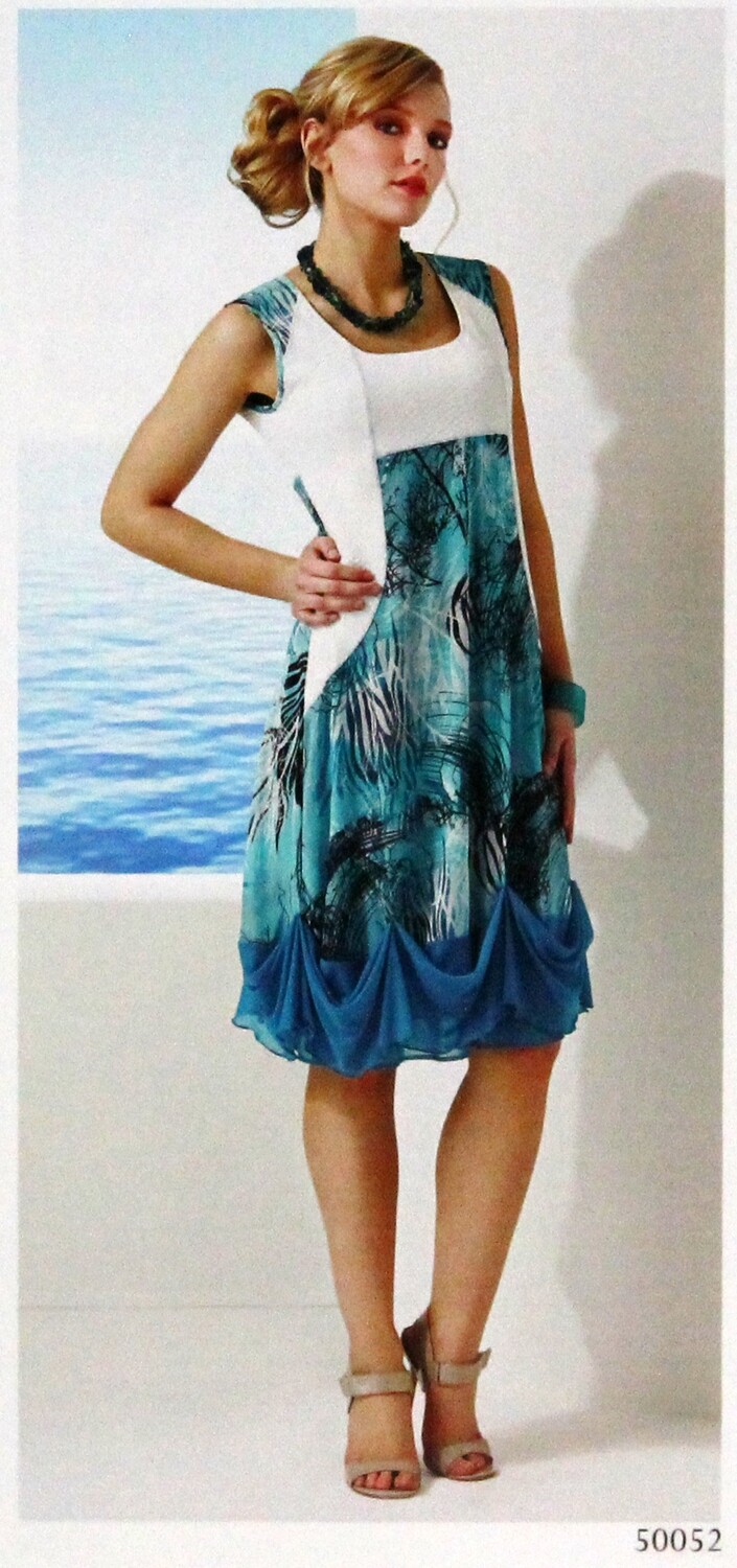 Dzhavael Couture: Turquoise Gem Dress SOLD OUT