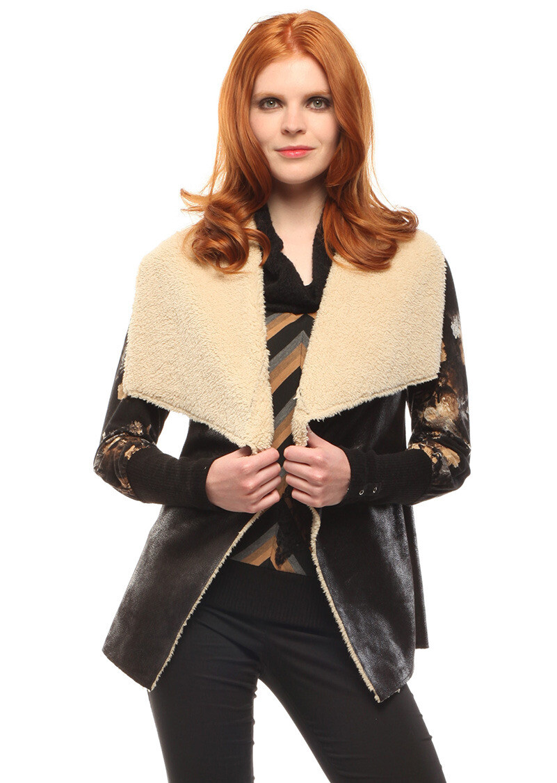 Double Jeu Paris: Chocolates &amp; Creme Warm Sarah Vest SOLD OUT