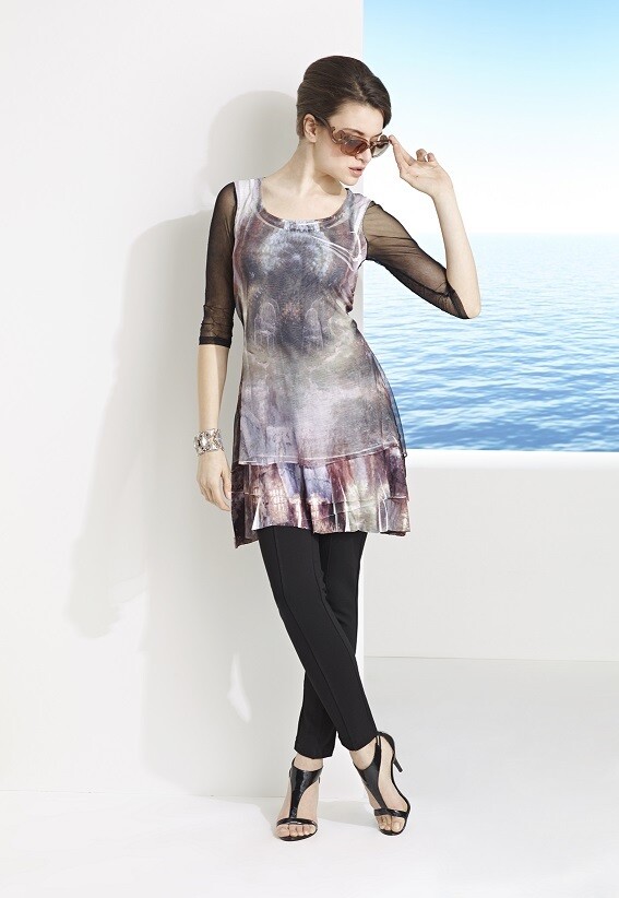 Dzhavael Couture: Ruffled Bottom Tunic SOLD OUT