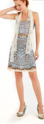 IPNG: Feelin Bloomy Knit Illusion Mini Flare Skirt (Some Ship Immed!)