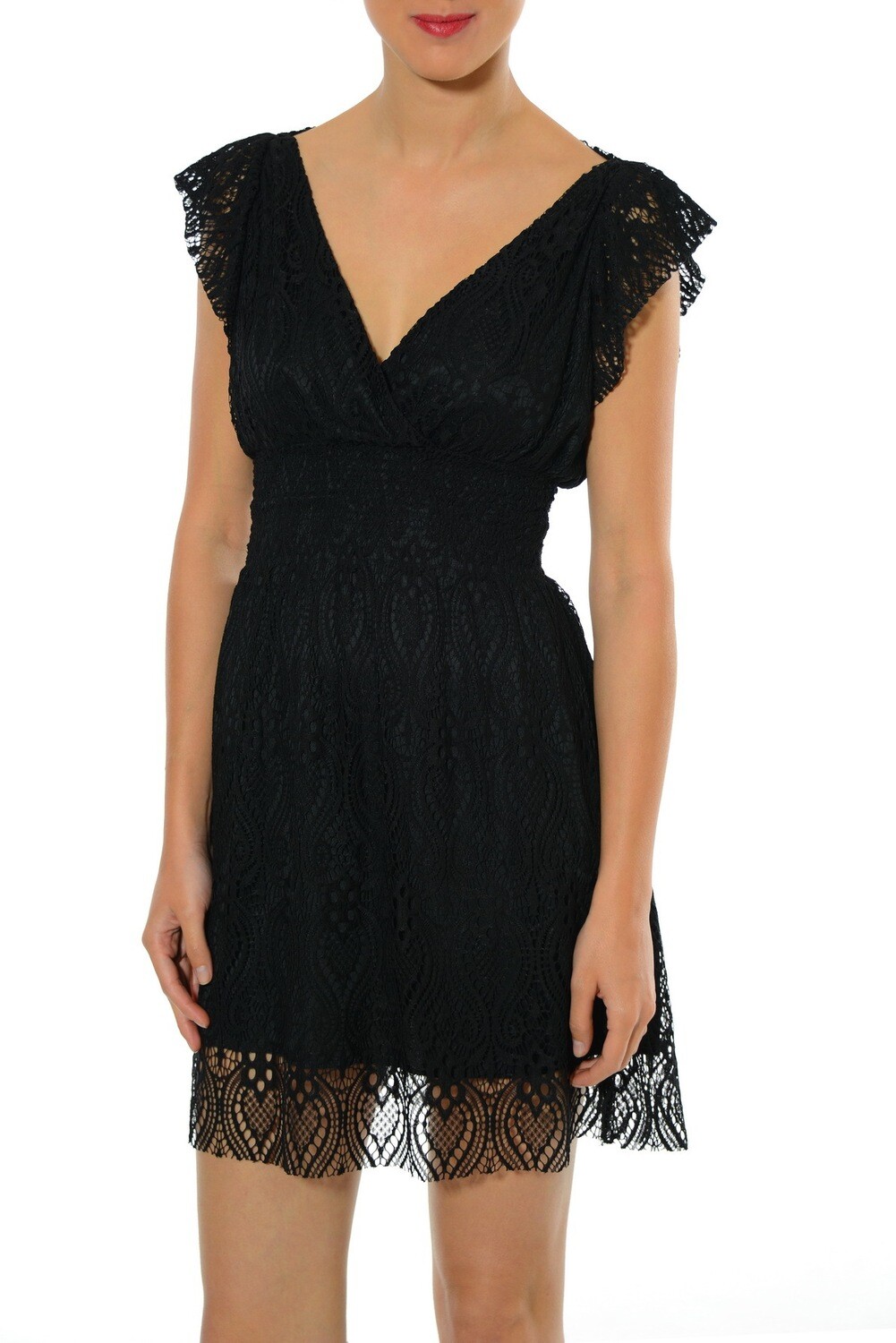 Smash! Spain: Black Dahlia Crochet Dress