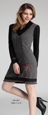 L33 Paris: Flower Twist Tri-Layered Tunic/Dress SOLD OUT