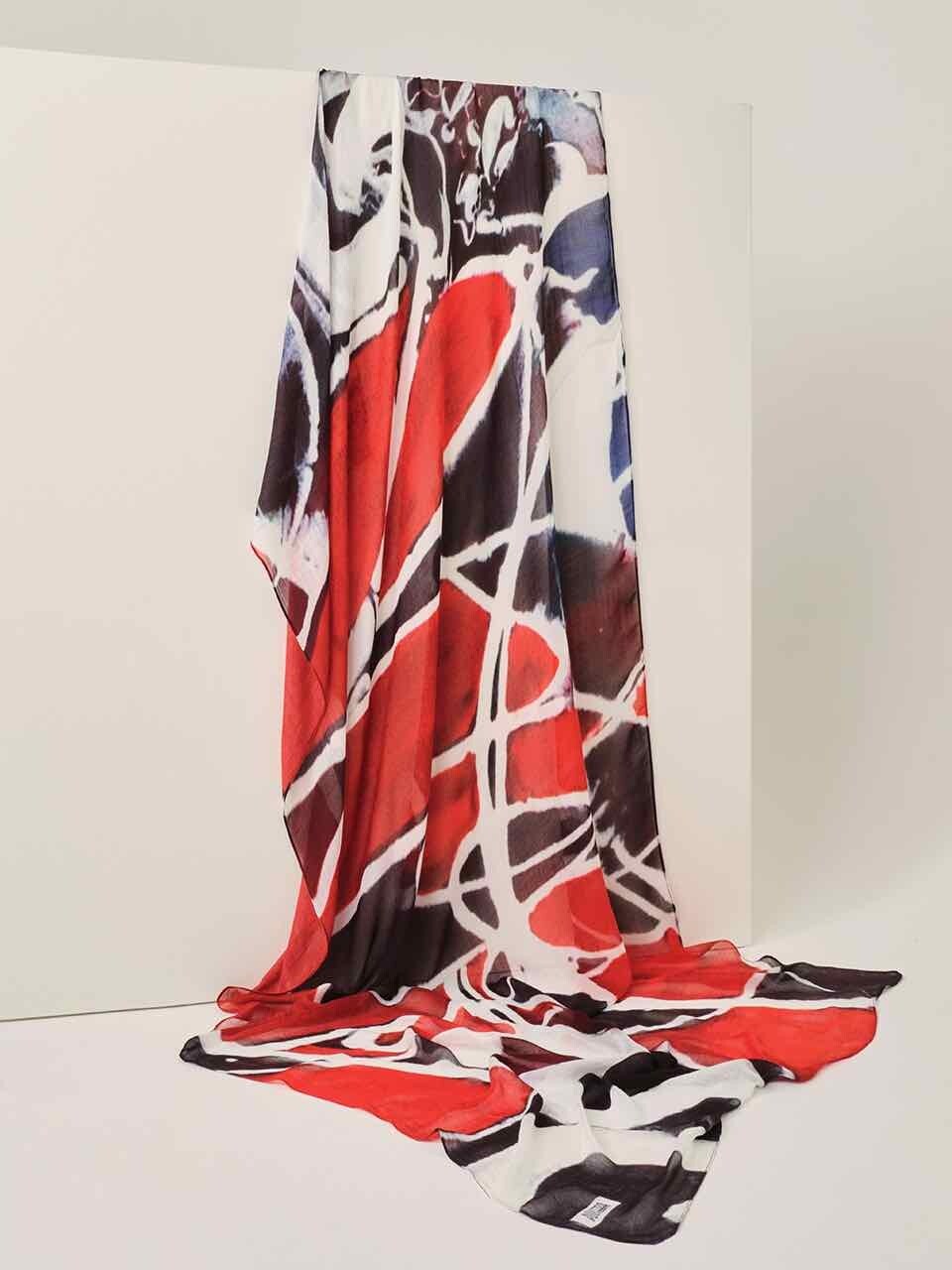 Simply Art Dolcezza: Lovely Lovers Abstract Art Scarf