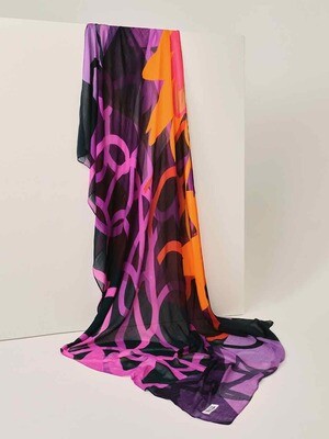 Simply Art Dolcezza: Digital Geometry Abstract Art Scarf (1 Left!) Simply Art Dolcezza: Digital Geometry Abstract Art Scarf (1 Left!)