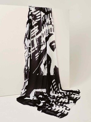 Simply Art Dolcezza: Matiere Urbaine Abstract art Scarf