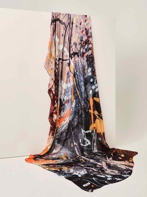 Simply Art Dolcezza: Honolulu Abstract Art Scarf