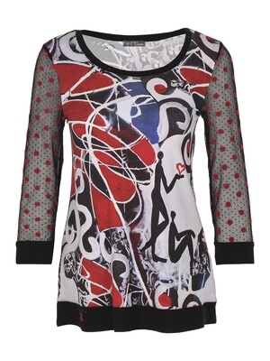 Simply Art Dolcezza: Lovely Lovers Abstract Art Pullover (1 Available at Special Price!)