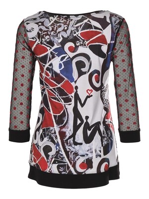 Simply Art Dolcezza: Lovely Lovers Abstract Art Pullover