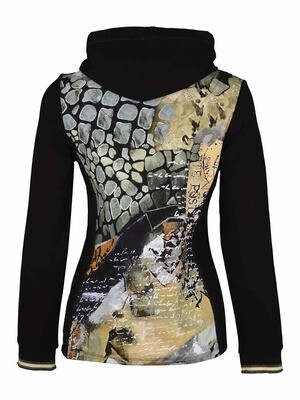 Simply Art Dolcezza: Postal Abstract Art Zip Hoodie