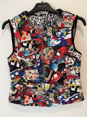 Maloka: The Many Faces Of Picasso Abstract Art Quilted Vest (2 Left!)