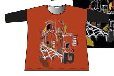 G!oze: The Village Voyage Abstract Art Tunic/Dress