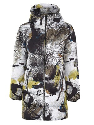 Simply Art Dolcezza: Safari Escape Abstract Art Hooded Coat (1 Available at Special Price!)