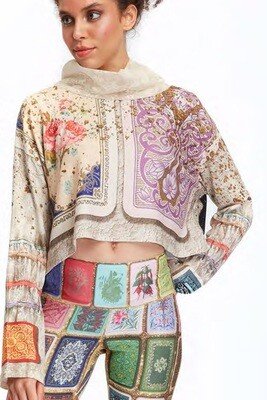 IPNG: Fortune In Flowerland Illusion Blouse T Mini (Comes In 2 Lengths and Some Ship Immed!)