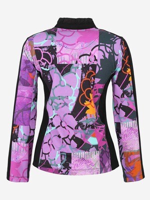 Simply Art Dolcezza: Digital Geometry Abstract Art Zip Jacket