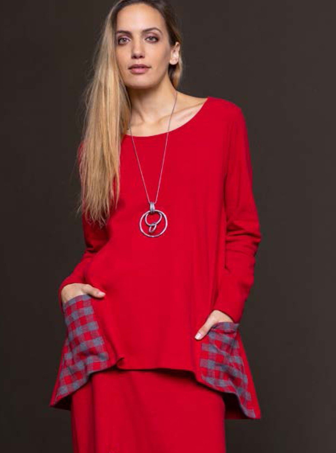G!oze: Incredibly Comfy Tile Flared Cotton Tunic