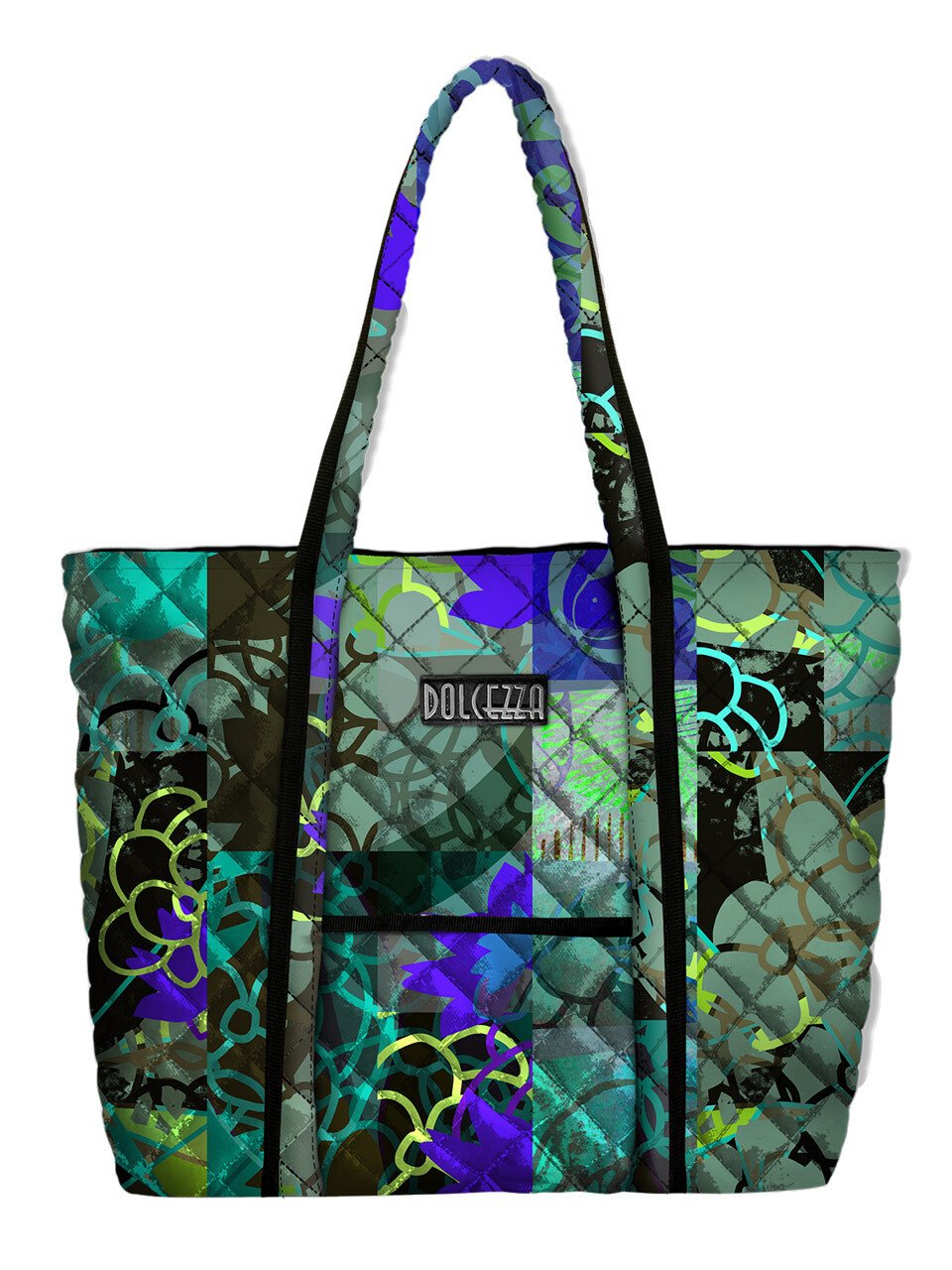 Simply Art Dolcezza: Digital Geometry Plush Tote Bag