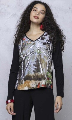 Maloka: Enchanted Forest Contrast Top