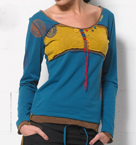 Coline USA: Tasty Teal Tassel Sweater SOLD OUT