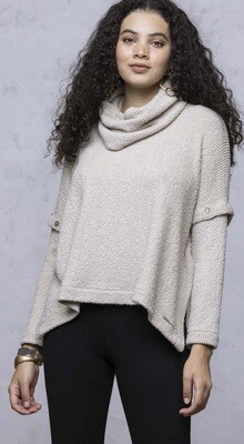 Maloka: Tricot Mousse Asymmetrical Sweater