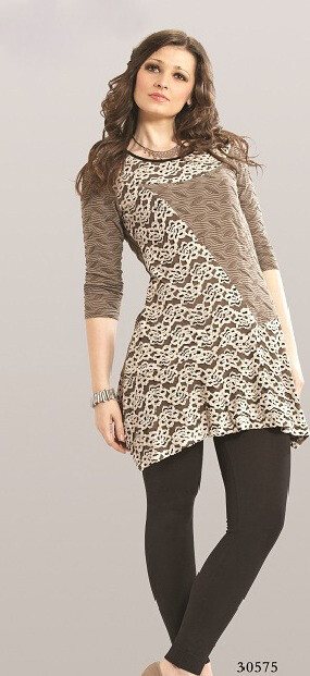 Dzhavael Couture: Hot Chocolate Ganache Tunic
