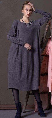 G!oze: Fleece Flared Pocket Dress