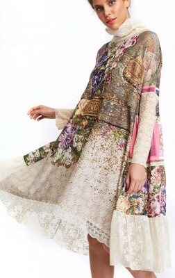 IPNG: Fortune In Flowerland Ruffled Comfort Dress