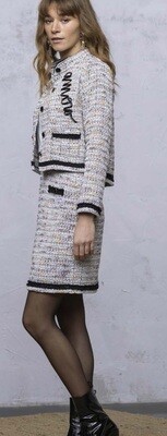 Maloka: Amore Embroidered Tweed Jacket