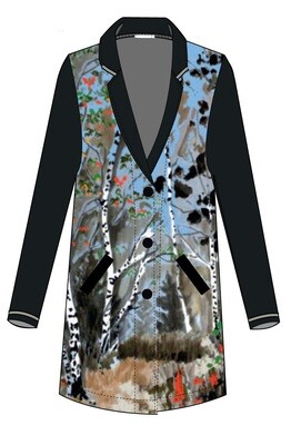 Maloka: Enchanted Forest Contrast Cardigan Maloka: Enchanted Forest Contrast Cardigan