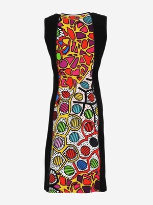Simply Art Dolcezza: Mistral X3 Contrast Abstract Art Dress