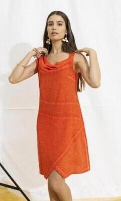 Maloka: Star Anis Linen Cotton Blended Dress Maloka: Star Anis Linen Cotton Blended Dress