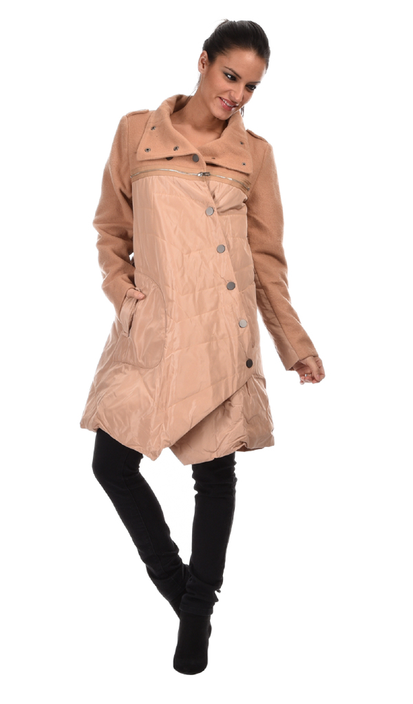 L33 Paris: Asymmetrical Diamond Cut Coat SOLD OUT