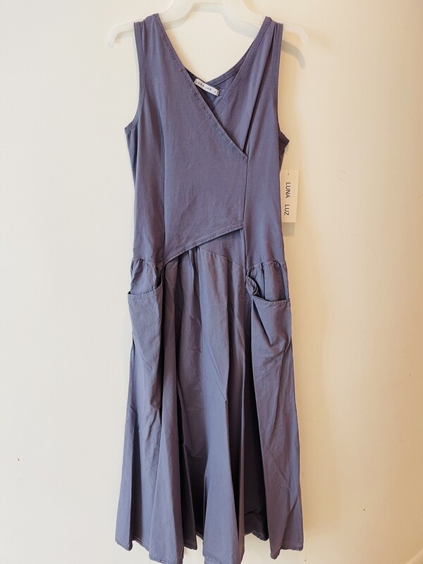 Luna Luz: Domingo Tank Dress In Dusk