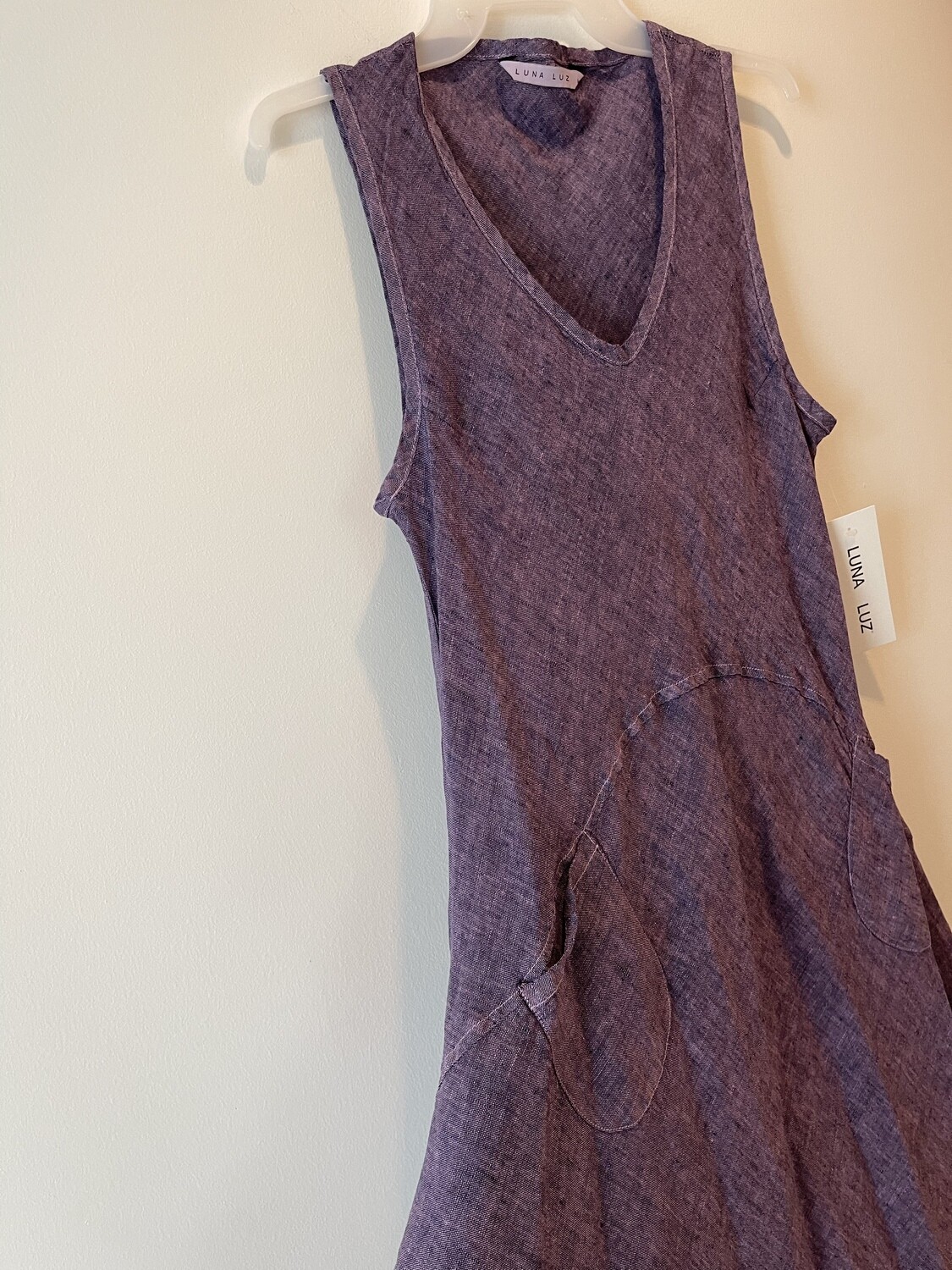 Chambray 2024 tank dress