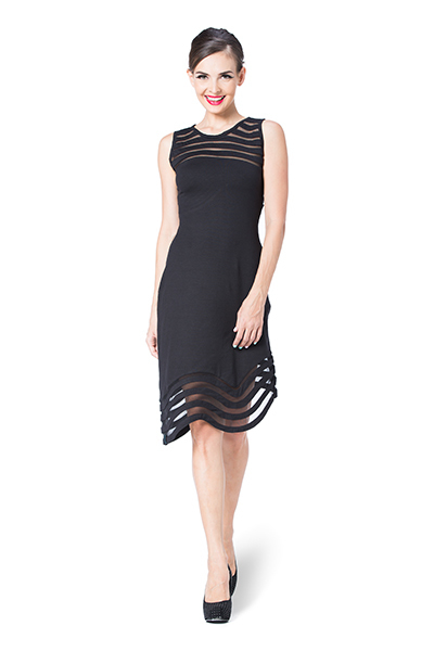Pygmees Paris: Crystal Curved Dress Akiko (2 Left!) TT1732_N