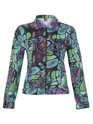 Simply Art Dolcezza: Fantasy Soft Denim Zip Jacket