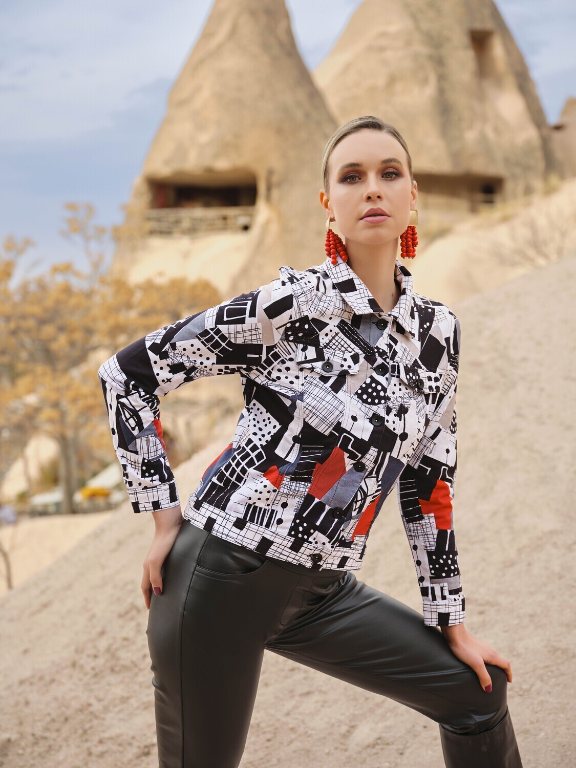 Simply Art Dolcezza: Tear Down The Wall Soft Denim Art Jacket