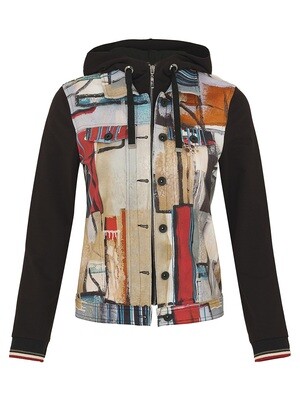 Simply Art Dolcezza: Vivacity Abstract Art Hoodie Jacket