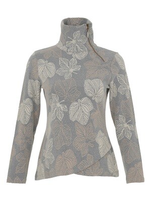 Dolcezza: Soft Leaves Asymmetrical Sweater