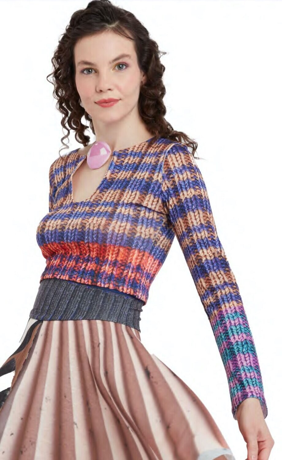 IPNG: Good Vibrations Knit Illusion Shirt Mini