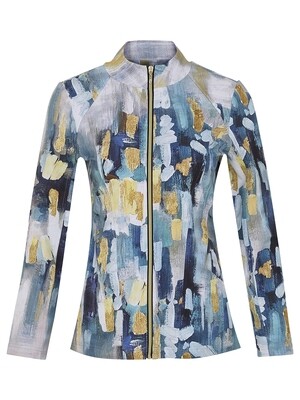 Simply Art Dolcezza: Abstract 2021 Zip Up Art Jacket