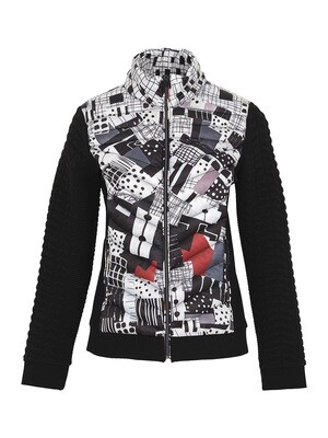 Simply Art Dolcezza: Tear Down The Wall Puffer Jacket