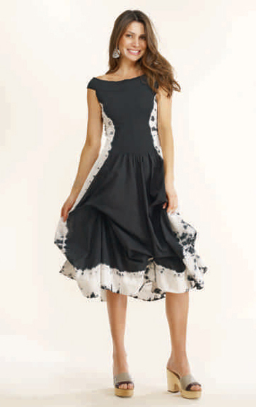 Luna Luz: Hourglass Tied &amp; Dyed Dress SOLD OUT