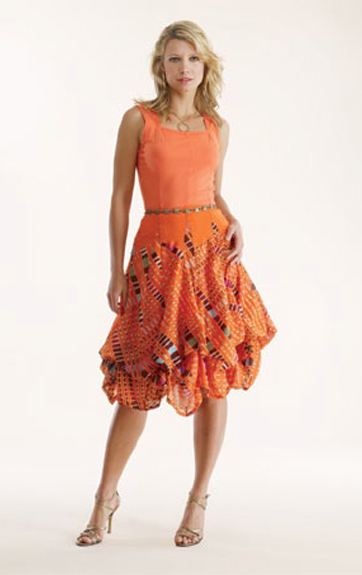 Luna Luz: Six Color Dyed Hand Made Skirt SOLD OUT