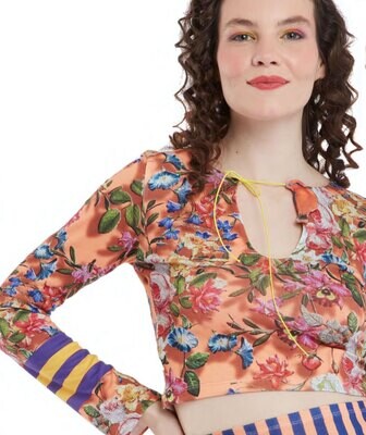IPNG: Found My Friend Floral Contrast Top