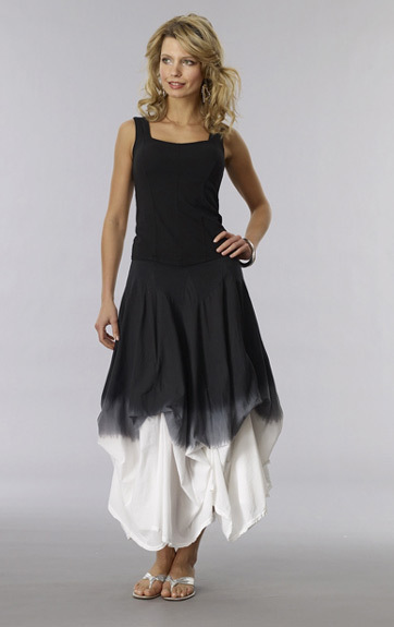 Luna Luz: Enchanted Tied &amp; Dyed Ombre Skirt SOLD OUT