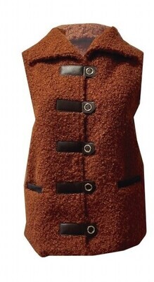 Paul Brial: Caramel Teddy Pocket Vest
