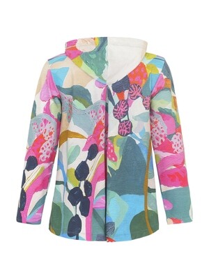 Simply Art Dolcezza: Rumba Wearable Art High Low Zip Jacket