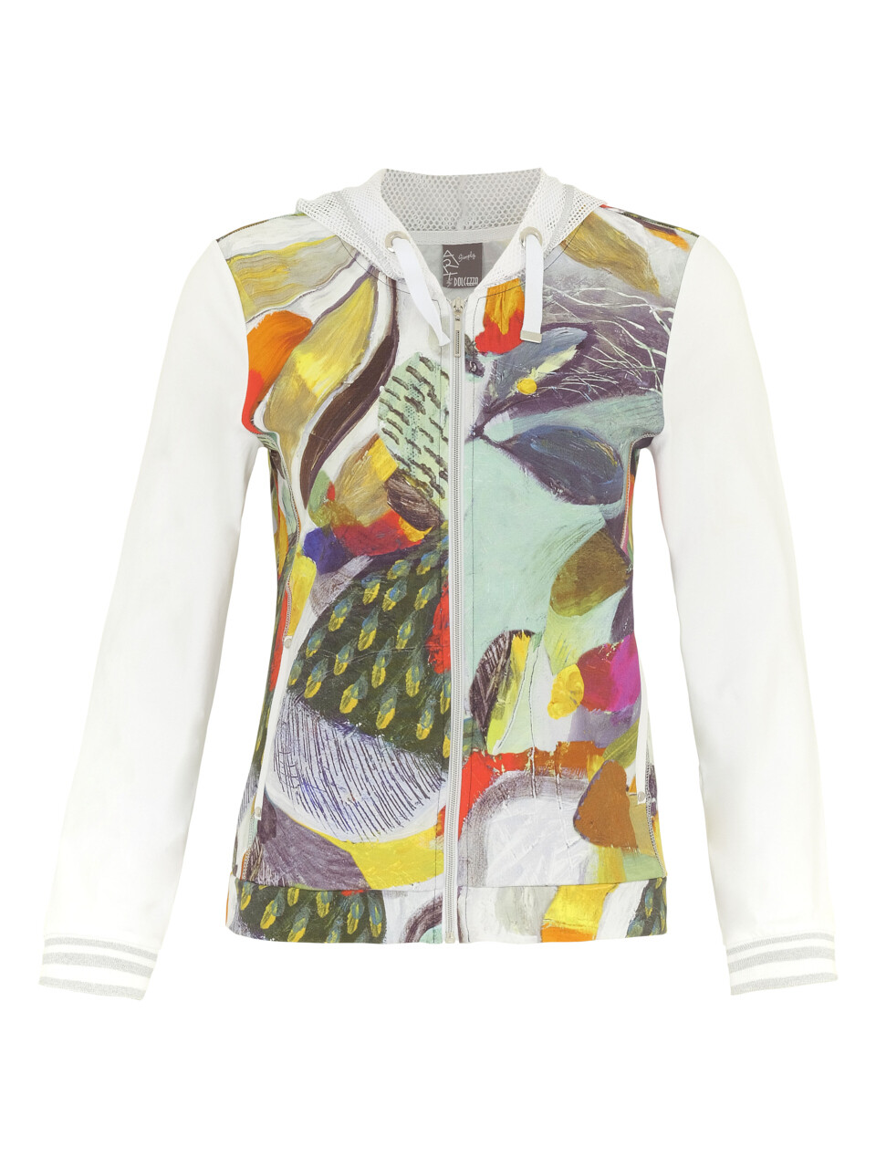 Simply Art Dolcezza: Botanica Abstract Art Hoodie Zip Jacket